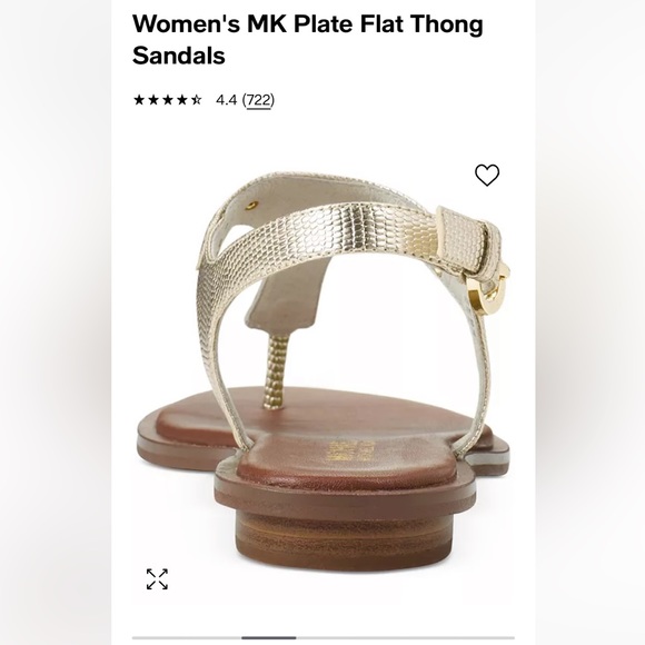 Michael Kors Plate Flat Thong Sandals ☀️ - Picture 3 of 3